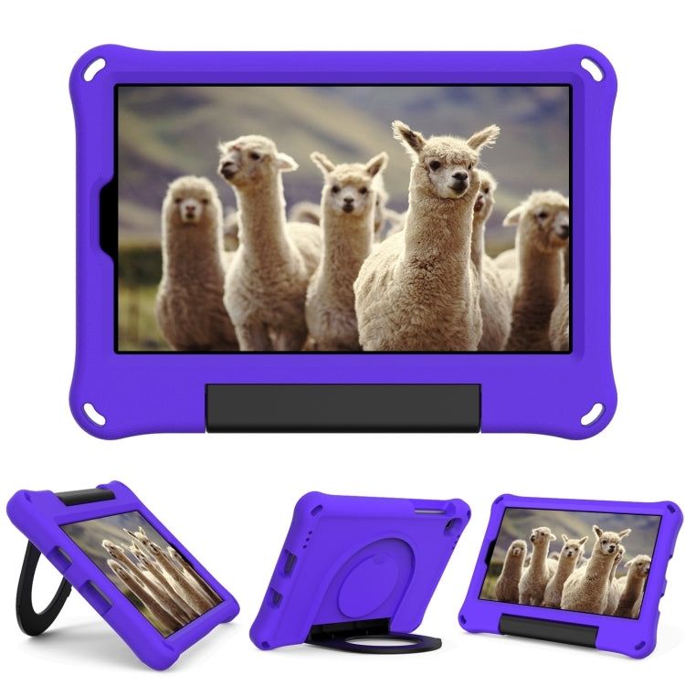 For Samsung Galaxy Tab A7 Lite EVA Handle Holder Tablet Case(Purple) by bashfashion