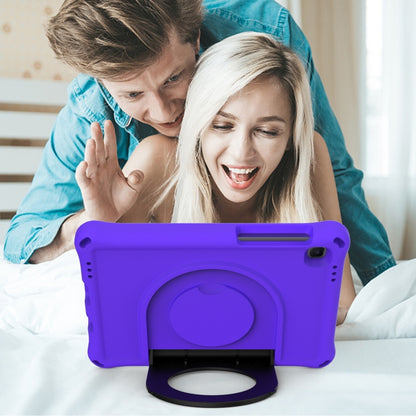 For Samsung Galaxy Tab A7 Lite EVA Handle Holder Tablet Case(Purple) by bashfashion