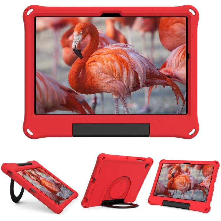 For Samsung Galaxy Tab A8 EVA Handle Holder Tablet Case(Red) by bashfashion