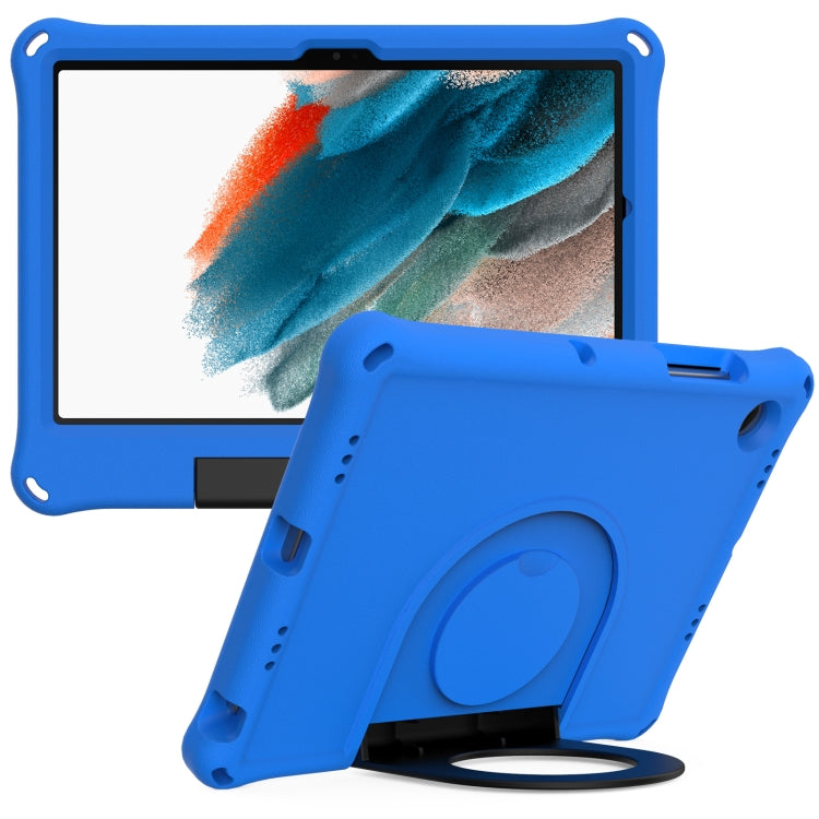 For Samsung Galaxy Tab A8 EVA Handle Holder Tablet Case(Blue) by bashfashion