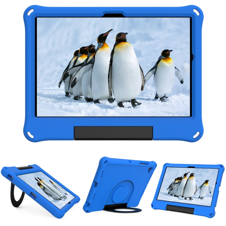 For Samsung Galaxy Tab A8 EVA Handle Holder Tablet Case(Blue) by bashfashion