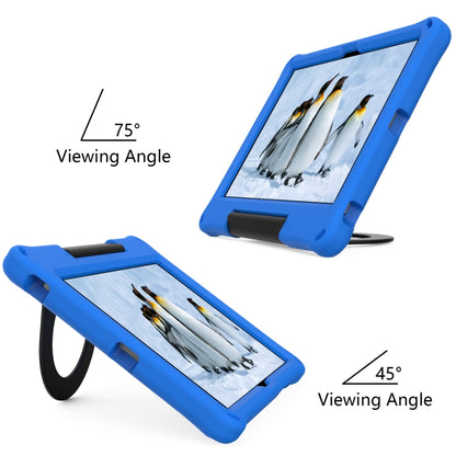 For Samsung Galaxy Tab A8 EVA Handle Holder Tablet Case(Blue) by bashfashion