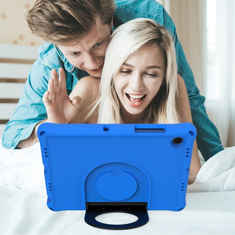 For Samsung Galaxy Tab A8 EVA Handle Holder Tablet Case(Blue) by bashfashion