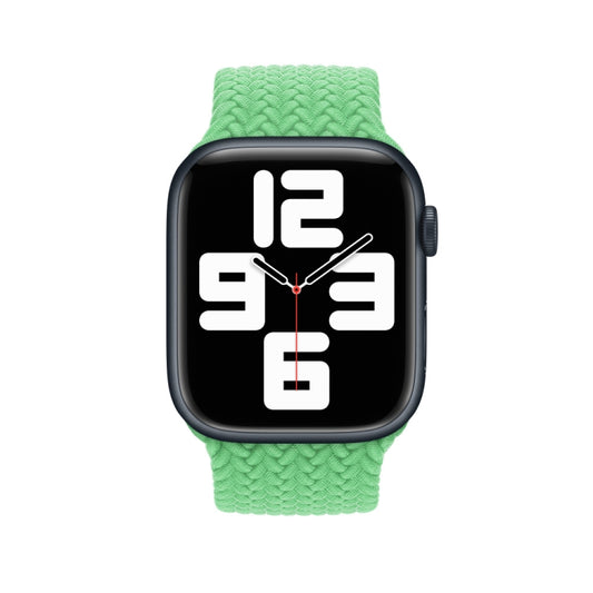 150mm Nylon Braided Watch Band For Apple Watch Ultra 49mm&Watch Ultra 2 49mm / Series 9&8&7 45mm / SE 3&SE 2&6&SE&5&4 44mm / 3&2&1 42mm Green) by bashfashion