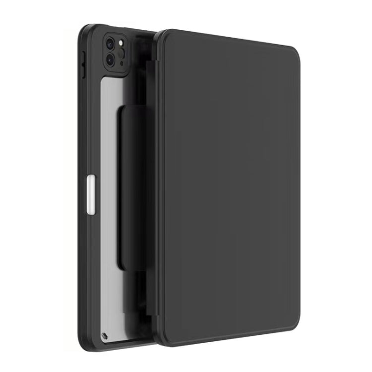 For iPad 10.2 2021 / 2020 / 2019 Mutural Jianshang Series Tablet Leather Smart Case(Black) by Mutural