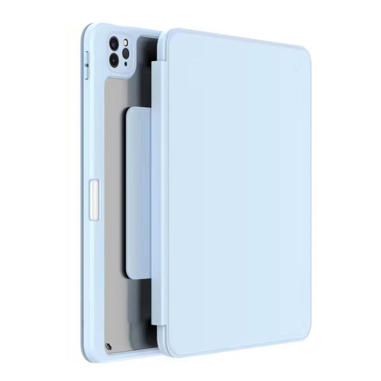 For iPad 10.2 2021 / 2020 / 2019 Mutural Jianshang Series Tablet Leather Smart Case(Sky Blue) by Mutural