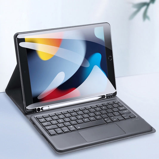 DUX DUCIS Bluetooth Keyboard Leather Case with Touchpad & Smart Sleep Function For iPad 10.2 2021 / 2020 / 2019(Black) by DUX DUCIS
