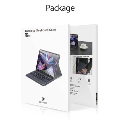 DUX DUCIS Bluetooth Keyboard Leather Case with Touchpad & Smart Sleep Function For iPad Air 4/5 / iPad Pro 11 2018/2020/2021/2022(Black) by DUX DUCIS