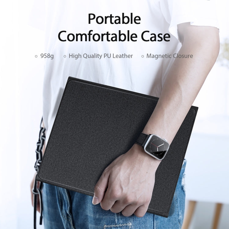 DUX DUCIS Bluetooth Keyboard Leather Case with Touchpad & Smart Sleep Function For iPad Pro 12.9 2020/2021/2022(Black) by DUX DUCIS