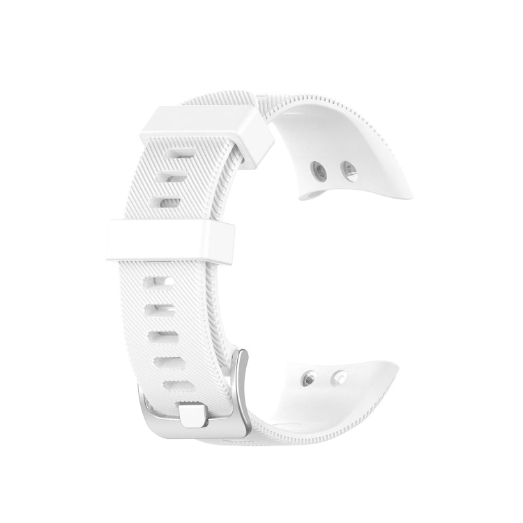 For Garmin Forerunner 45 & 45S Silicone Watch Band(White) by bashfashion