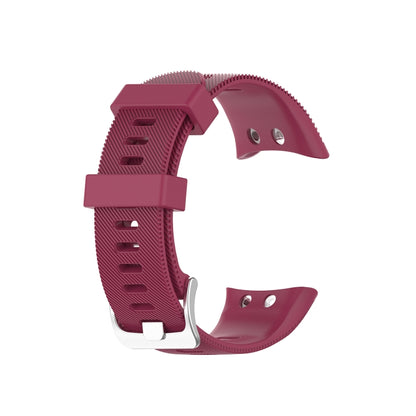 For Garmin Forerunner 45 & 45S Silicone Watch Band(Red Wine) by bashfashion