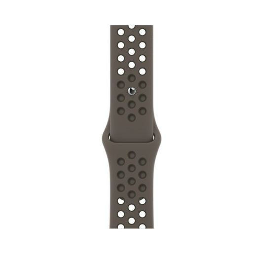 Sport Silicone Watch Band For Apple Watch Ultra 49mm&Watch Ultra 2 49mm / Series 9&8&7 45mm / SE 3&SE 2&6&SE&5&4 44mm / 3&2&1 42mm(Olive Gray/Cargo Khaki) by bashfashion