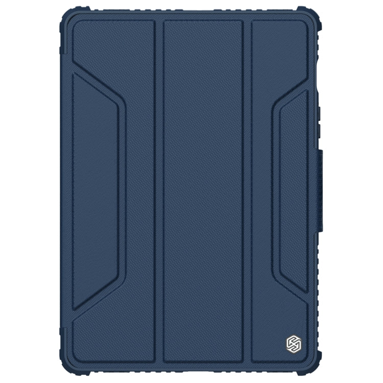 For Samsung Galaxy Tab S8 NILLKIN Bumper Pro Camshield Tablet Leather Case(Blue) by NILLKIN