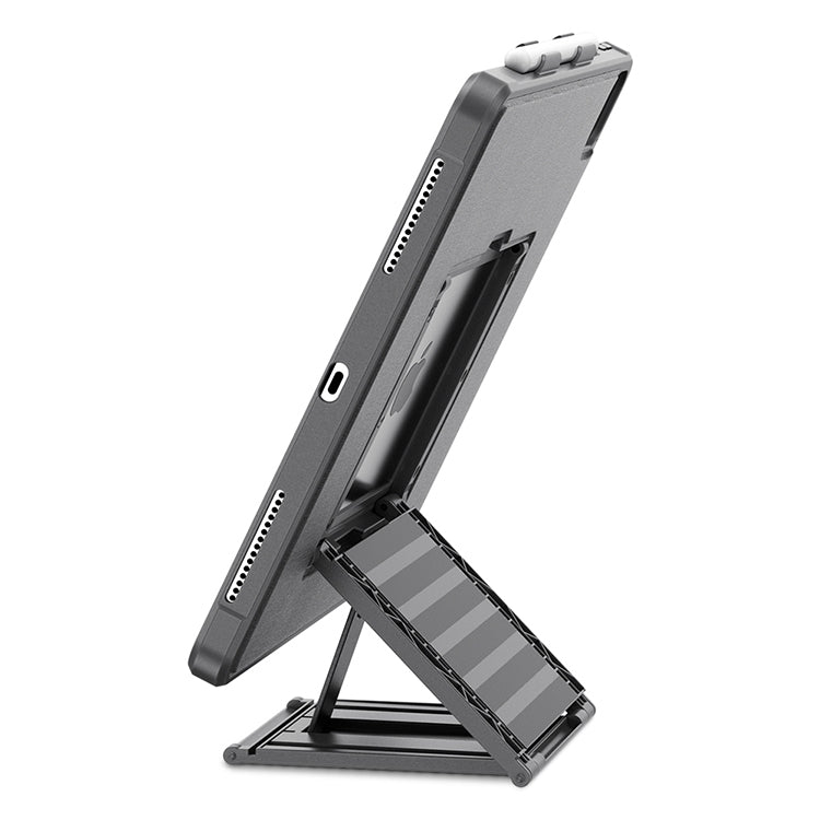 For iPad 10.2 2021 / 2019 Suspension Stand Tablet Case(Black) by bashfashion
