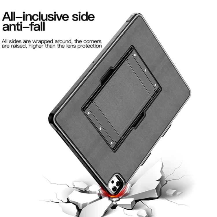 For iPad 10.2 2021 / 2019 Suspension Stand Tablet Case(Black) by bashfashion