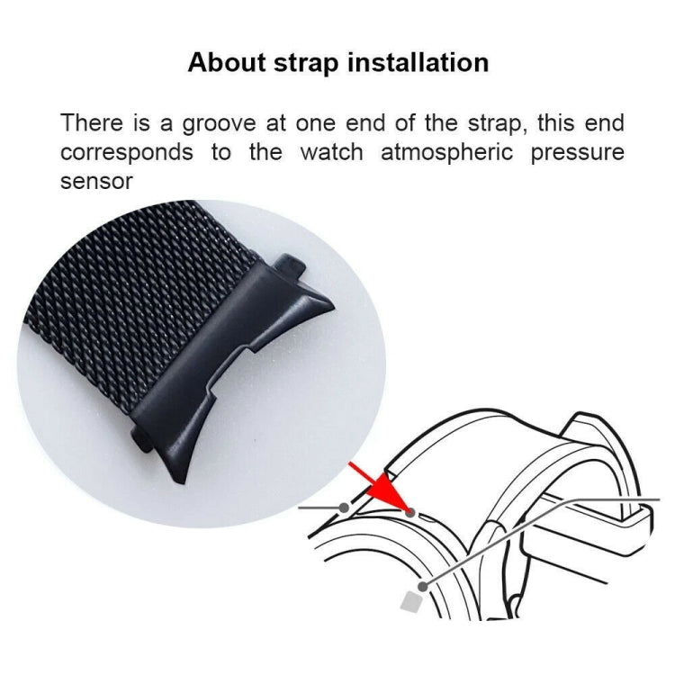 For Samsung Galaxy Watch4 40mm / 44mm Stainless Steel Milan Buckle Watch Band(Rose Gold) by bashfashion