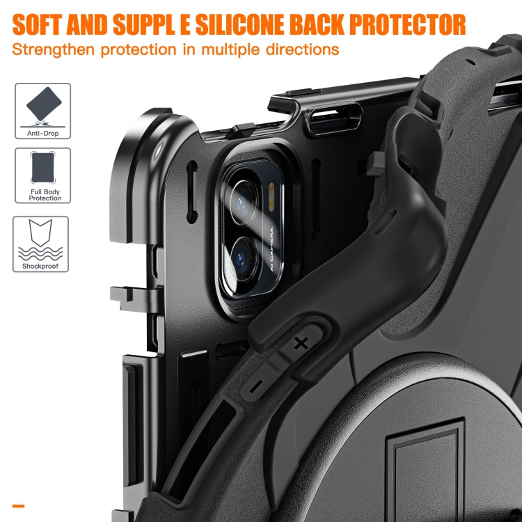 For Xiaomi Pad 5 / Pad 5 Pro Silicone + PC Tablet Case(Black) by bashfashion