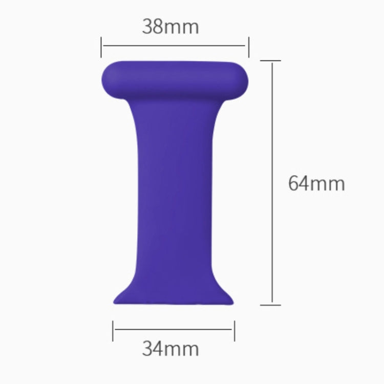 Silicone Nurse Watch Band For Apple Watch Series 9&8&7 41mm / SE 3&SE 2&6&SE&5&4 40mm / 3&2&1 38mm(Black) by bashfashion