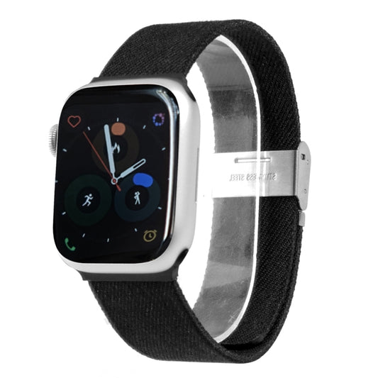 Cloth Watch Band For Apple Watch Ultra 49mm&Watch Ultra 2 49mm / Series 9&8&7 45mm / SE 3&SE 2&6&SE&5&4 44mm / 3&2&1 42mm(D) by bashfashion