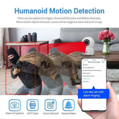 ESCAM QF005 4MP Indoor HD WiFi Pan-tilt Camera, Support Motion Detection / Two-way Audio / Night Vision(AU Plug) by ESCAM