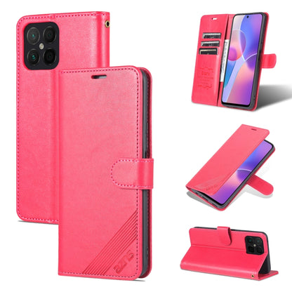 For Honor X8 / X30i AZNS Sheepskin Texture Flip Leather Phone Case(Red) by AZNS