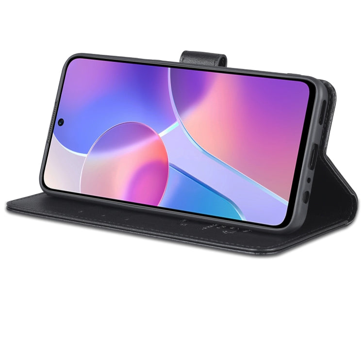 For Honor X8 / X30i AZNS Sheepskin Texture Flip Leather Phone Case(Black) by AZNS