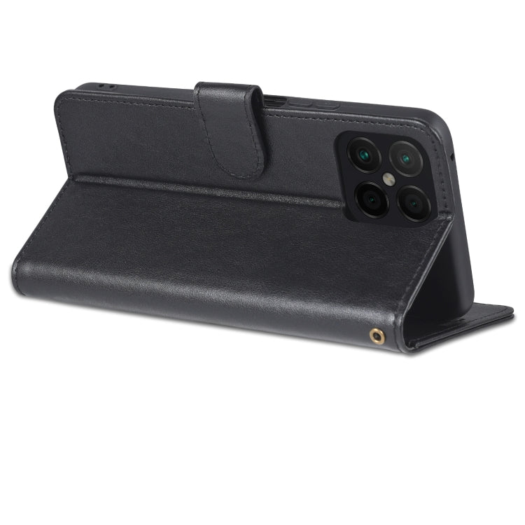 For Honor X8 / X30i AZNS Sheepskin Texture Flip Leather Phone Case(Black) by AZNS