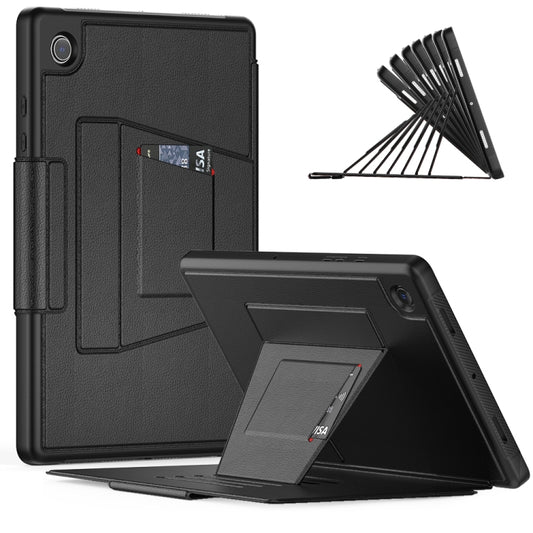 For Samsung Galaxy Tab A8 10.5 2021 Smart B Magnetic Leather Tablet Case(Black) by bashfashion