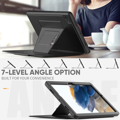 For Samsung Galaxy Tab A8 10.5 2021 Smart B Magnetic Leather Tablet Case(Black) by bashfashion