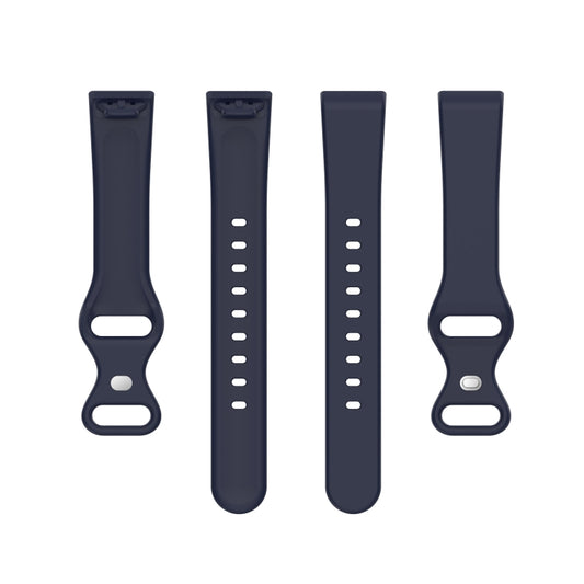 For Amazon Halo View Silicone Butterfly Buckle Watch Band, Size:S(Dark Blue) by bashfashion