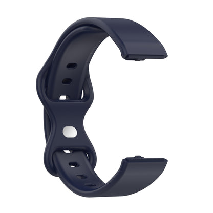 For Amazon Halo View Silicone Butterfly Buckle Watch Band, Size:S(Dark Blue) by bashfashion