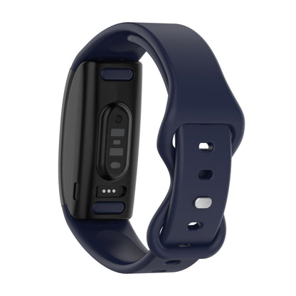 For Amazon Halo View Silicone Butterfly Buckle Watch Band, Size:S(Dark Blue) by bashfashion