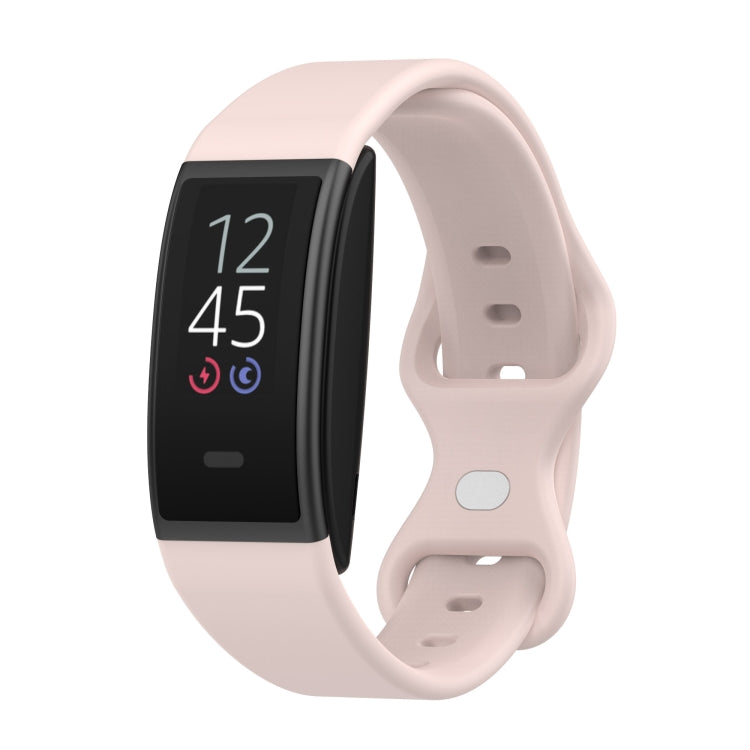 For Amazon Halo View Silicone Butterfly Buckle Watch Band, Size:L(Sand Pink) by bashfashion