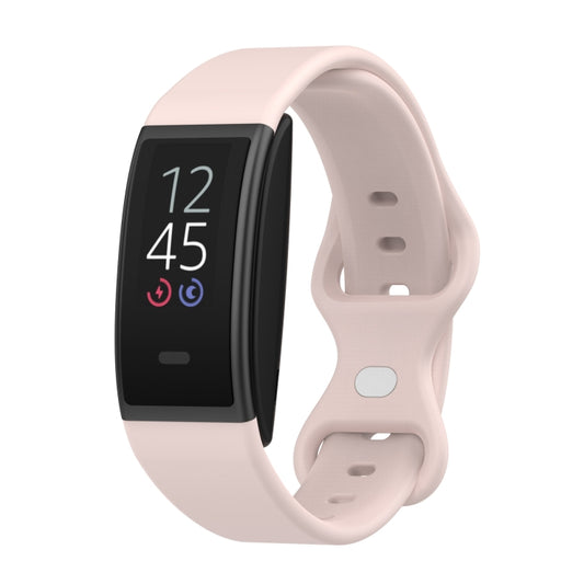 For Amazon Halo View Silicone Butterfly Buckle Watch Band, Size:L(Sand Pink) by bashfashion