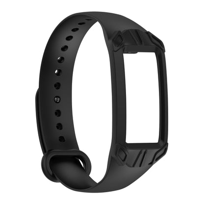 For Amazon Halo View Silicone Integrated Watch Band(Black) by bashfashion