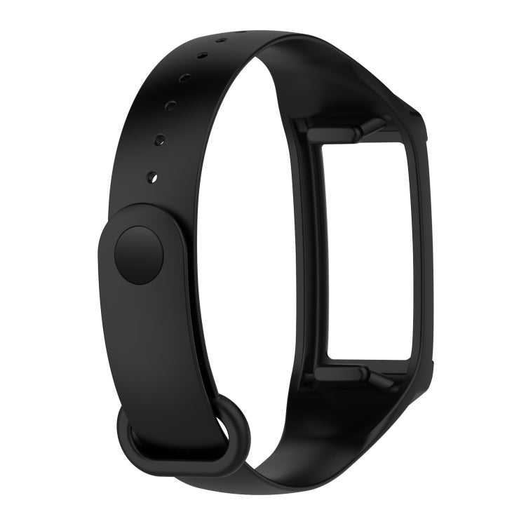 For Amazon Halo View Silicone Integrated Watch Band(Black) by bashfashion