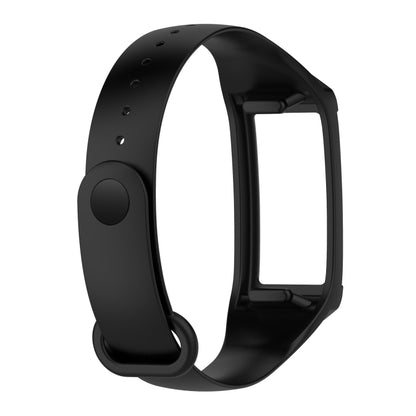 For Amazon Halo View Silicone Integrated Watch Band(Black) by bashfashion