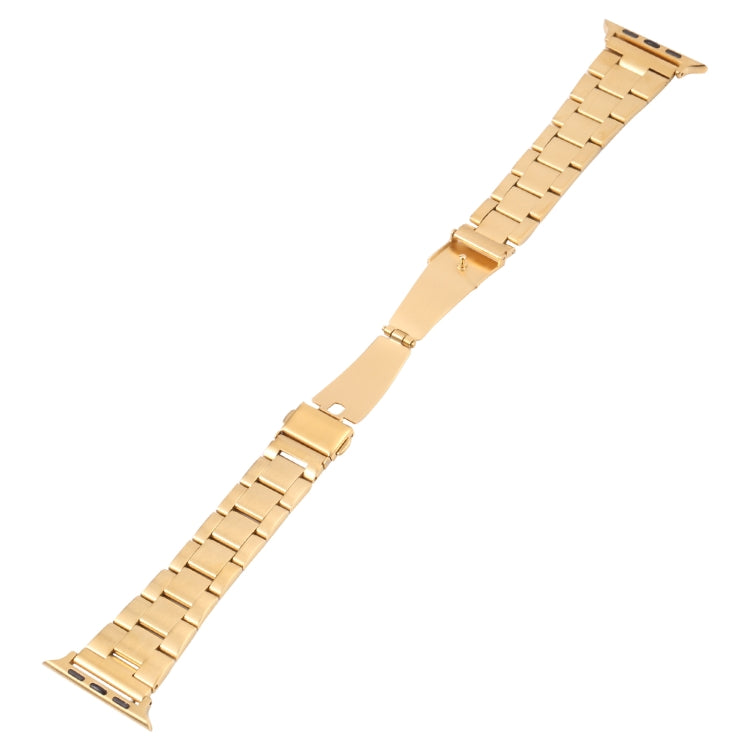 Small Waist Quick Release Watch Band For Apple Watch Series 9&8&7 41mm / SE 3&SE 2&6&SE&5&4 40mm / 3&2&1 38mm(Gold) by bashfashion