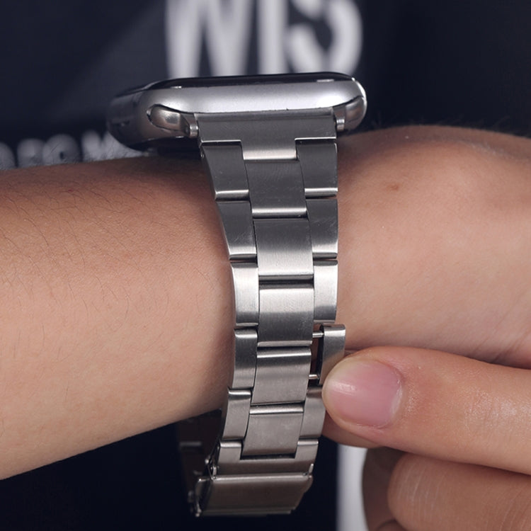 Small Waist Quick Release Watch Band For Apple Watch Series 9&8&7 41mm / SE 3&SE 2&6&SE&5&4 40mm / 3&2&1 38mm(Silver) by bashfashion