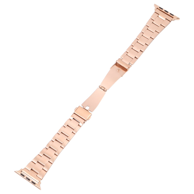 Small Waist Quick Release Watch Band For Apple Watch Ultra 49mm&Watch Ultra 2 49mm / Series 9&8&7 45mm / SE 3&SE 2&6&SE&5&4 44mm / 3&2&1 42mm(Rose Gold) by bashfashion