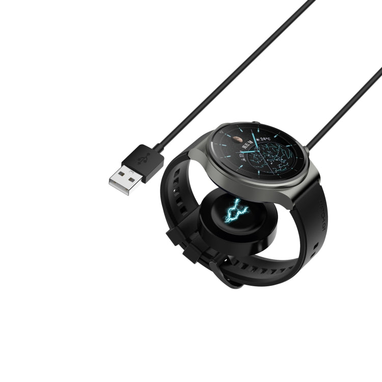 For Huawei Watch GT 3 Pro Smart Watch Magnetic Charging Cable, Length: 1m, Integrated Version(Black) by bashfashion