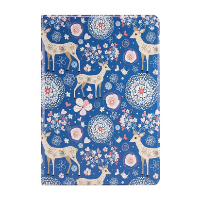 For Samsung Galaxy Tab S8 / Tab S7 Painted Voltage Pen Slot Tablet Smart Case(Blue Elk) by bashfashion