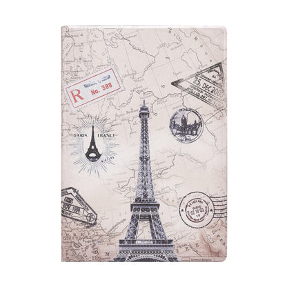 For Samsung Galaxy Tab A8 X200 Painted Voltage Pen Slot Tablet Smart Case(Eiffel Tower) by bashfashion