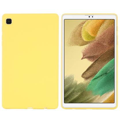 For Samsung Galaxy Tab A7 Lite Solid Color Liquid Silicone Shockpoof Tablet Case(Yellow) by bashfashion