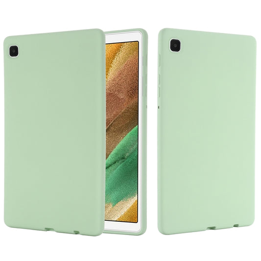 For Samsung Galaxy Tab A7 Lite Solid Color Liquid Silicone Shockpoof Tablet Case(Green) by bashfashion
