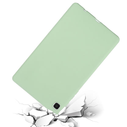 For Samsung Galaxy Tab A7 Lite Solid Color Liquid Silicone Shockpoof Tablet Case(Green) by bashfashion