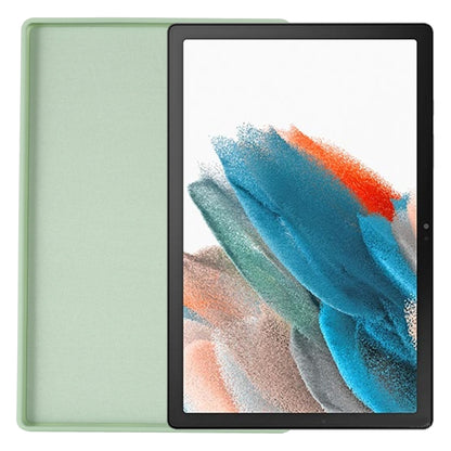 For Samsung Galaxy Tab A8 10.5 2021 Solid Color Liquid Silicone Shockpoof Tablet Case(Green) by bashfashion