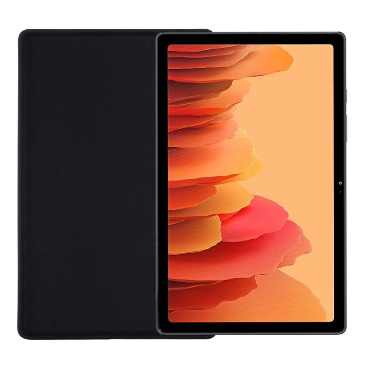 For Samsung Galaxy Tab A7 2020 Solid Color Liquid Silicone Shockpoof Tablet Case(Black) by bashfashion