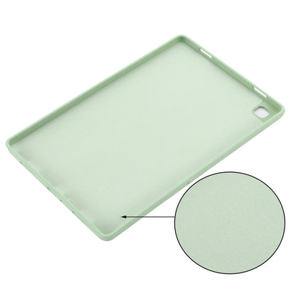 For Samsung Galaxy Tab A7 2020 Solid Color Liquid Silicone Shockpoof Tablet Case(Green) by bashfashion