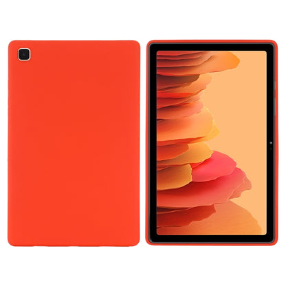 For Samsung Galaxy Tab A7 2020 Solid Color Liquid Silicone Shockpoof Tablet Case(Red) by bashfashion